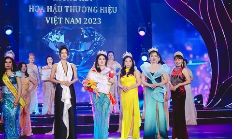 Thành tích Á hậu 3 gọi tên Đỗ Thị Nhị tại Hoa hậu Thương hiệu Việt Nam 2023