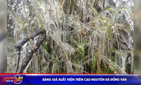 BĂNG GIÁ XUẤT HIỆN TRÊN CAO NGUYÊN ĐÁ ĐỒNG VĂN