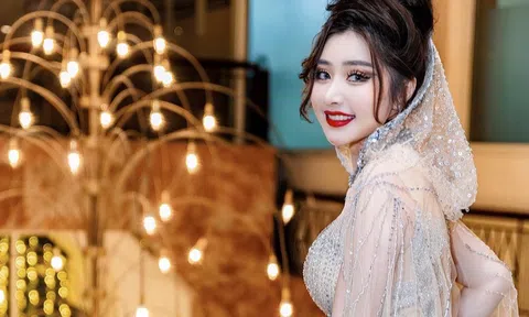 Á hậu Thùy Linh lộng lẫy tại sự kiện chào xuân 2024