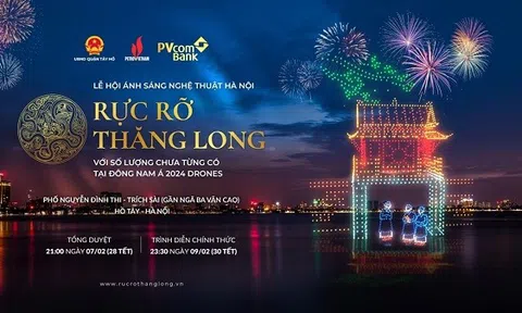 Lễ hội ánh sáng nghệ thuật Hà Nội - "Rực rỡ Thăng Long" do Thành phố Hà Nội tổ chức với sự đồng hành của Tập đoàn Dầu khí Quốc Gia Việt Nam (Petrovietnam) và Ngân hàng TMCP Đại Chúng Việt Nam (PVcomBank)