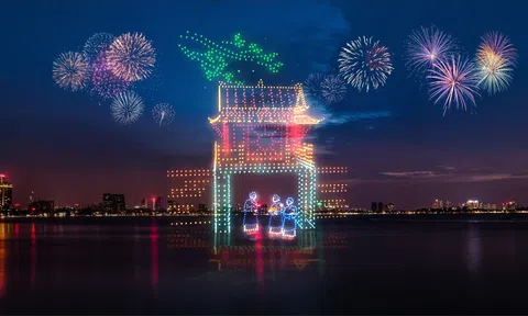 LẦN ĐẦU TIÊN RỒNG VIỆT THẮP SÁNG BẦU TRỜI HÀ NỘI VỚI 2024 DRONES KỶ LỤC KHU VỰC ĐÔNG NAM Á