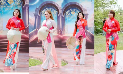 Tam Kỳ (Quảng Nam): Thí sinh Hoa hậu Doanh nhân Việt Nam 2024 trình diễn thời trang tại Vườn Cừa – Hoa Sưa