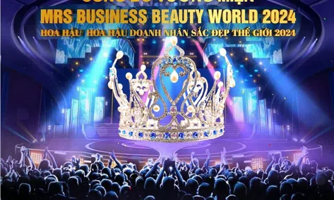 Hé lộ vương miện Hoa hậu Doanh nhân Sắc đẹp Thế giới 2024