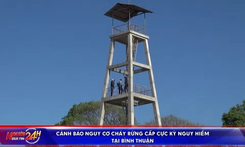 CẢNH BÁO NGUY CƠ CHÁY RỪNG CẤP CỰC KỲ NGUY HIỂM TẠI BÌNH THUẬN