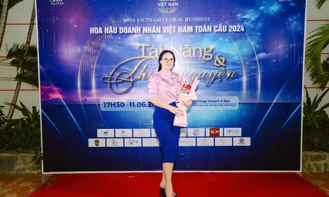 Hoa hậu Doanh nhân Việt Nam Toàn cầu 2024: Thí sinh Thu Hà quyết tâm lan tỏa giá trị tích cực đến cộng đồng