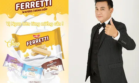 Công ty Hoàng Phúc nhập trực tiếp từ Indonesia bánh xốp Ferretti Wafers