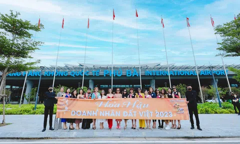 Hoa hậu Doanh nhân Đất Việt 2023: buổi chào đón thí sinh diễn ra hoành tráng tại sân bay Quốc tế Phú Bài – TP. Huế