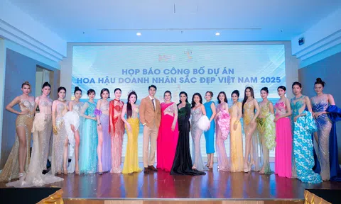 Họp báo Hoa hậu Doanh nhân Sắc đẹp Việt Nam 2025 - công bố vương miện mang tên "Bạch Ngọc Đại Dương" trị giá lên đến 2 tỷ