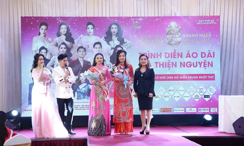 Nguyễn Thu Diệu Hằng trao tặng nhiều phần quà cho ekip Hoa hậu Doanh nhân Việt Nam Toàn cầu 2020