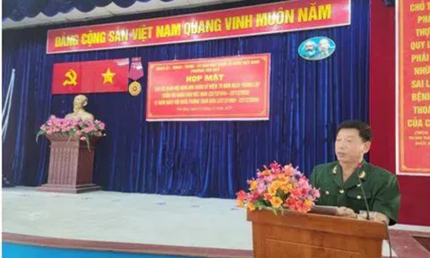 TP.HCM: Phường Tân Quý họp mặt Cựu chiến binh nhân kỷ niệm 76 năm thành lập Quân đội nhân dân Việt Nam