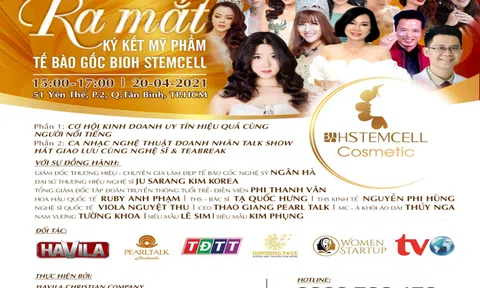 HỘI THẢO GIỚI THIỆU MỸ PHẨM TẾ BÀO GỐC và NHỮNG CÁI 'PHAO CỨU SINH' CHO DOANH NGHIỆP