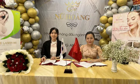 Spa Nữ Hoàng làm lễ ký kết chuyển giao công nghệ với các trang thiết bị cao cấp hiện đại