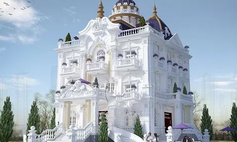 Mẫu biệt thự tân cổ điển kiểu Pháp đẹp được yêu thích nhất