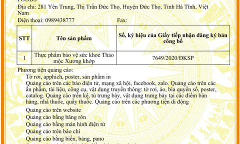 CẢNH BÁO: THẢO MỘC NAM KHUYẾN CÁO NGƯỜI TIÊU DÙNG, ĐẠI LÝ THẬN TRỌNG TRƯỚC CÁC CHIÊU TRÒ TRONG KINH DOANH