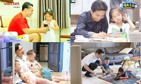 'Mẹ vắng nhà ba là siêu nhân' tập 2: Bé Anna khiến Phan Hiển 'cười tít mắt' với những câu nói 'ngọt lịm'