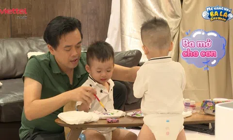 Mẹ vắng nhà ba là siêu nhân tập 4: Các ông bố dùng ‘chiến thuật’ liên tục đổi trò chơi để các con không… ‘quấy'