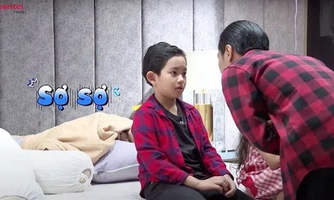 'Mẹ vắng nhà ba là siêu nhân' tập 7: Phan Hiển 'căng như dây đàn' khiến con trai bật khóc nức nở