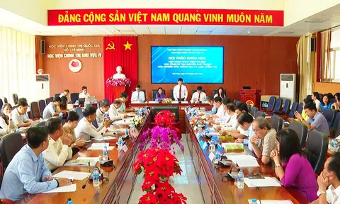 HỘI THẢO KHOA HỌC “VẬN DỤNG CÁC QUAN ĐIỂM CHỈ ĐẠO  CỦA TỔNG BÍ THƯ NGUYỄN PHÚ TRỌNG VÀO NGHIÊN CỨU GIẢNG DẠY LÝ LUẬN CHÍNH TRỊ”