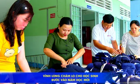 VĨNH LONG CHĂM LO CHO HỌC SINH NGHÈO BƯỚC VÀO NĂM HỌC MỚI