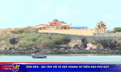 Hòn Đen – bãi tắm với vẻ đẹp hoang sơ trên đảo Phú Quý